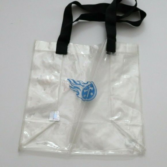 Tennessee Titans Clear Reusable Bag‎ - Picture 1 of 3